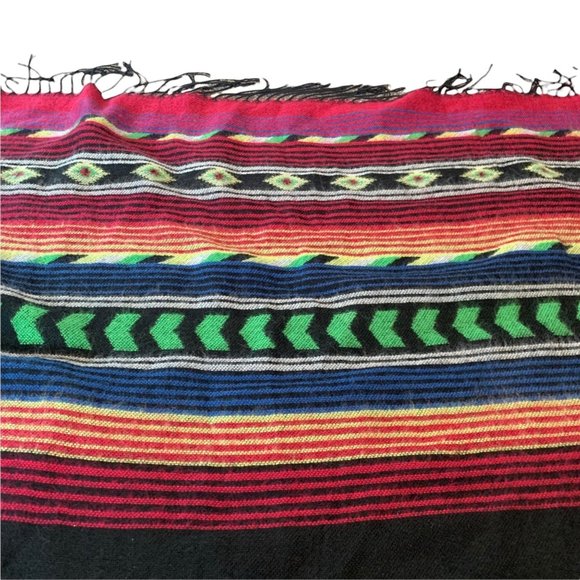 Ganado Print Large Soft Cozy Blanket Scarf - Picture 4 of 5